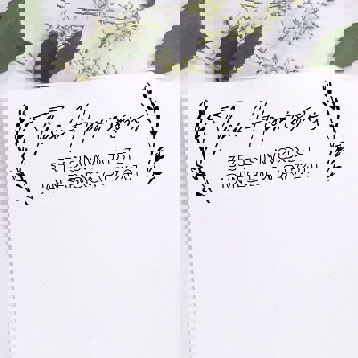 Personalized SelfInking Address Stamps